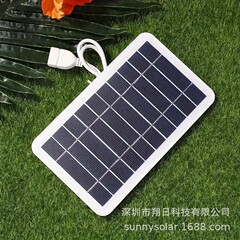 Xiangri 越境ホット販売ソーラーパネル 5V2W6V ソーラーパネルソーラー充電器ポータブル USB 出力