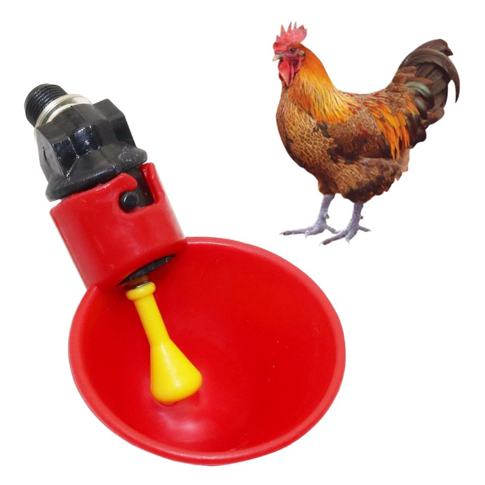 Куриная поилка экспортного типа автоматическая поилка для куриного голубя перепела красная поилка оборудование для выращивания курицы