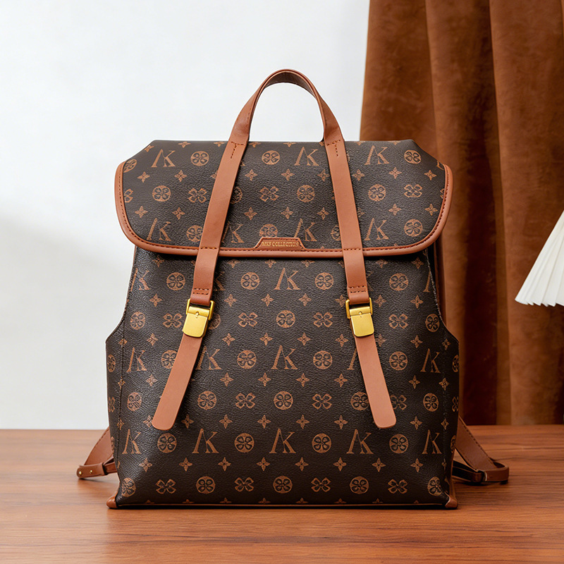 Mk F Backpack 2026 New Model Large Capacity High-End Commuter Bag Women's Fashion Versatile Travel Bag Trendy Mk F Backpack 2026 New Model Large Capacity High-End Commuter Bag Women's Fashion Versatile Travel Bag Trendy