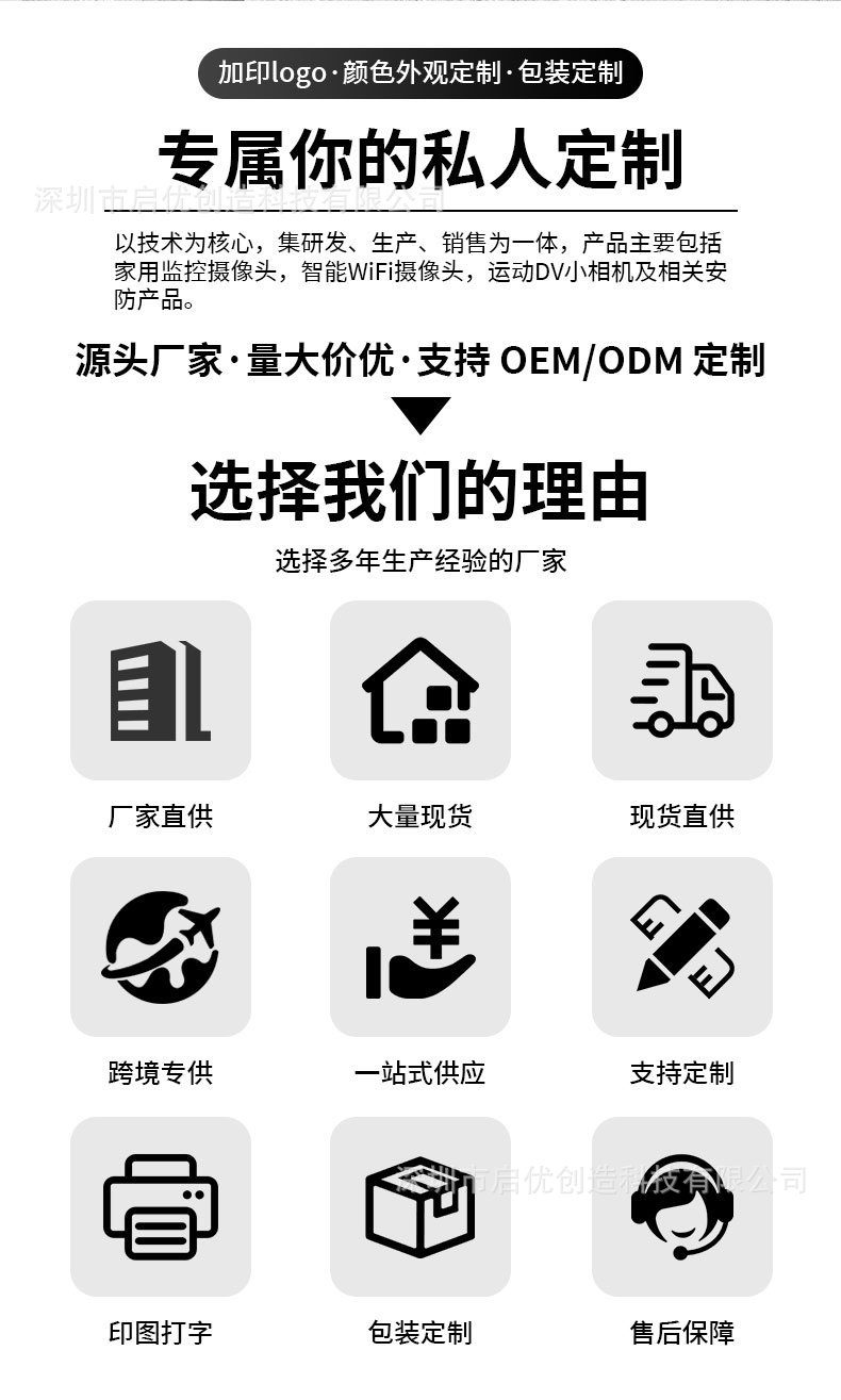 WiFi Network Camera High Definition Surveillance Camera Two-Way Audio Cross-Border Exclusive Source Factory OEM Available