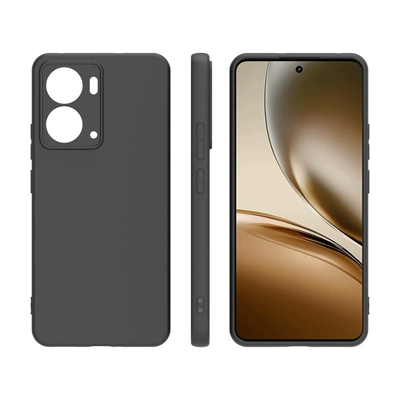Чехол для Realme 16PRO 15X с матовым покрытием, 1+Turbo6, 1+15 ACE6 черный мягкий чехол