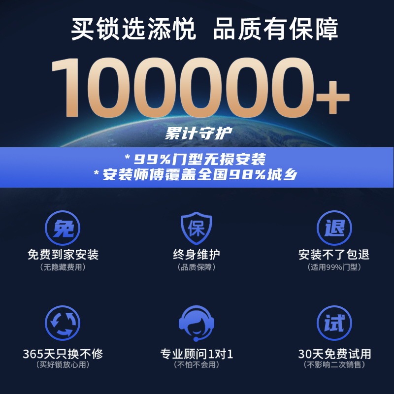 全自动指纹锁家用防盗入户门智能门锁电子密码锁人脸识别上门安装|undefined
