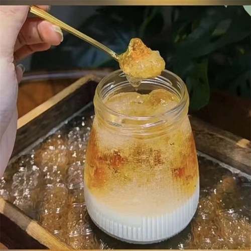 New bird's nest bottle fresh stewed glass bottle sub-bottle fish maw isinglass bird's nest sealed bottle high temperature resistant glass bottle