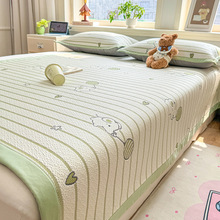 A类母婴提花凉席三件套可水洗冰丝软席单双人宿舍可折叠空调席子