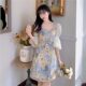 Improved, please look at the real summer new sweet floral temperament is very fairy long collection before placing an order