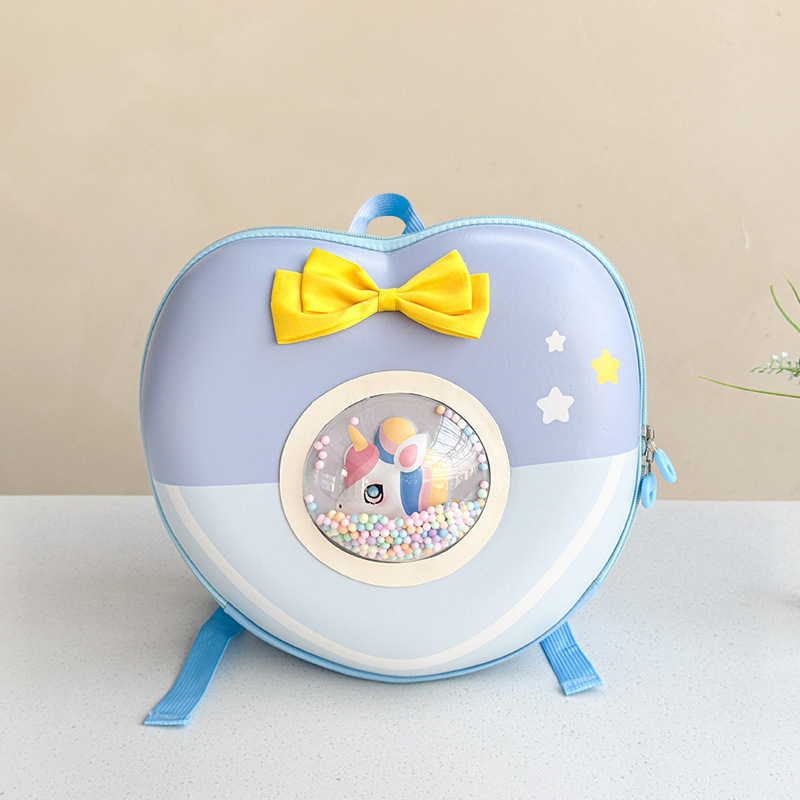 Nueva mochila escolar pequeña para niños, niños y niñas, mochila linda, jardín de infantes, clase pequeña, bocadillos para bebés, mochila transfronteriza