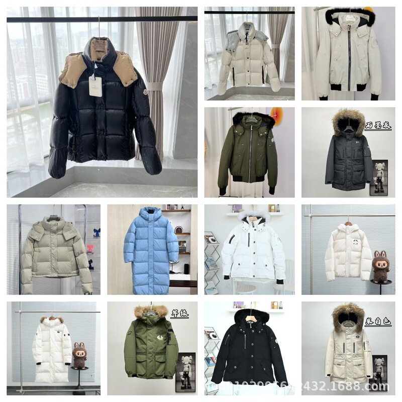 High Version Mlb Workwear down Jacket Yankees Large Fur Collar Mid-Length Men's and Women's Parka Jacket Four Grids Five Grids High Version Mlb Workwear down Jacket Yankees Large Fur Collar Mid-Length Men's and Women's Parka Jacket Four Grids Five Grids