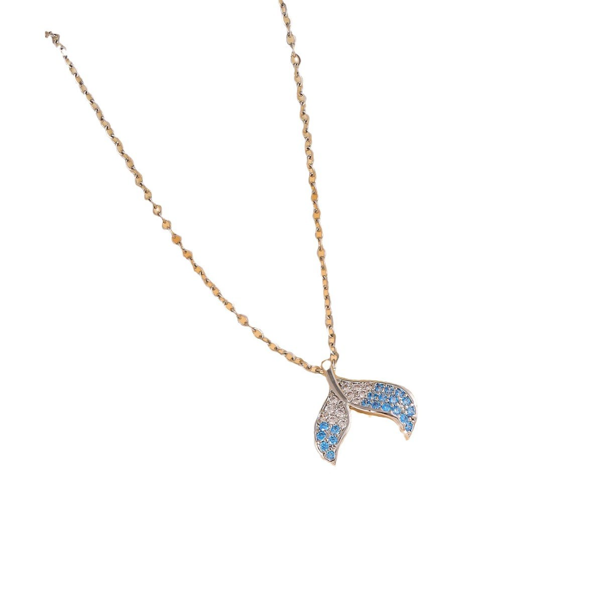  Necklace, chain for key bag , accessory, \"fish tail\" cut, light luxury style, high-quality style, Birthday gift