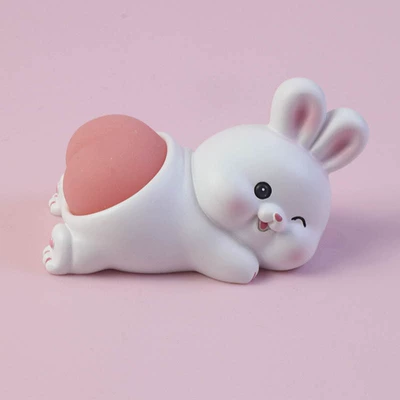 Creative Pinch Soft Butt Car ornaments - type-b-rabbit-head-facing-right