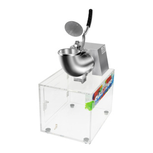 Commercial Ice Shaver Machine with Water Cooling and Air Cooling, Electric Fully Automatic Snowflake Ice Maker with Air and Water Cooling