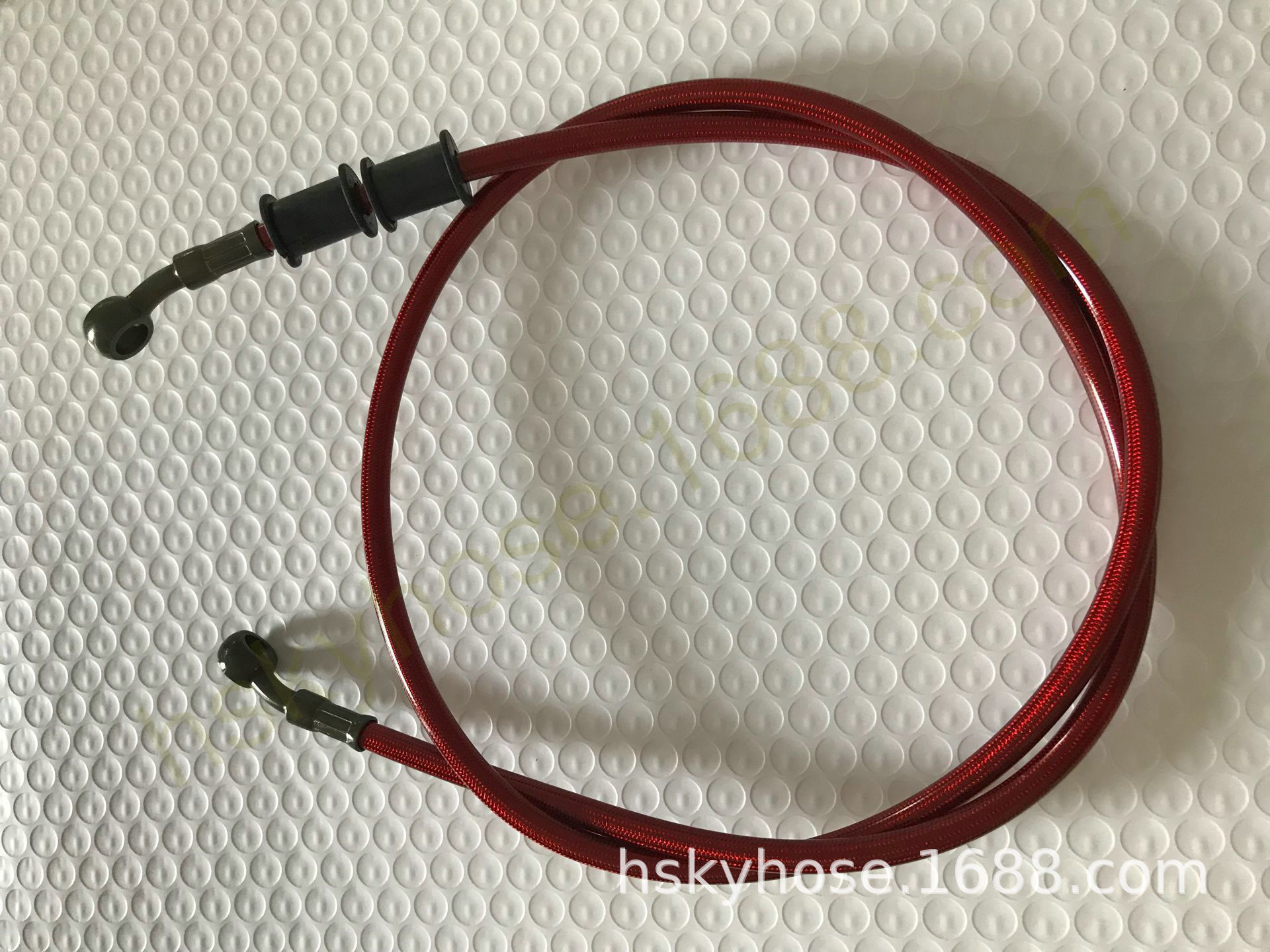 An3 Stainless Steel Connector Brake Oil Pipe 3.2*7.5mm Colored Steel Hose Motorcycle Modification Universal High-Pressure Oil
