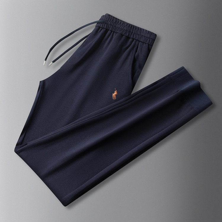 [Outlet Discount] Paul Pony Logo Embroidered Sweatpants Men's Sports Casual Loose Pants Fashionable Straight-Leg Pants