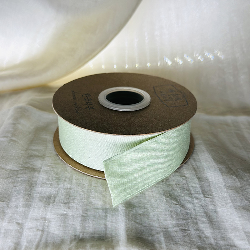 Nueva cinta de algodón de poliéster coreano, cinta de flores, lazo, accesorios de bricolaje hechos a mano, embalaje de regalo, cinta, rollo de 4cm mezclado