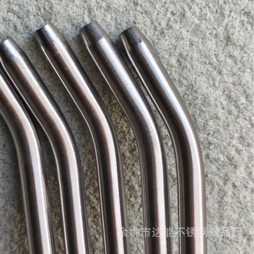 螺纹一体式吹尘枪管  6*1不锈钢无缝管材料 打弯割槽 内外螺纹