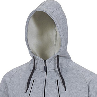 Delta 405420 Style Hooded Sweatshirt Jacket Spring and Autumn Outdoor Workwear Knitted Cuff Fixed Zipper Cargo