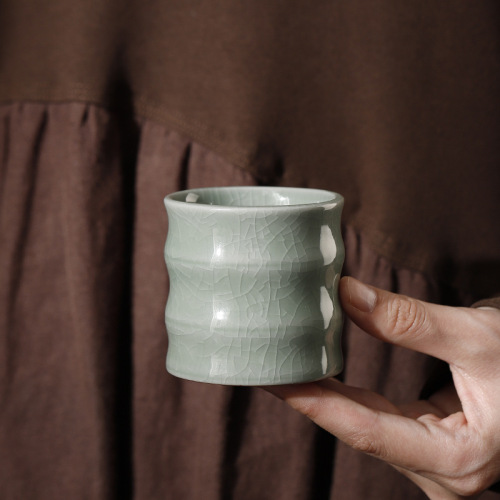 锦绣山河陶瓷茶杯套装伴手礼品茗杯礼盒装高档主人杯商务公司礼品