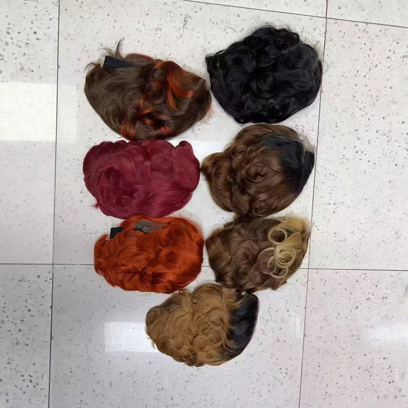 Girls' Wig with Lace Front, Colorful Short Style, Wholesale Dropshipping Girls' Wig with Lace Front, Colorful Short Style, Wholesale Dropshipping