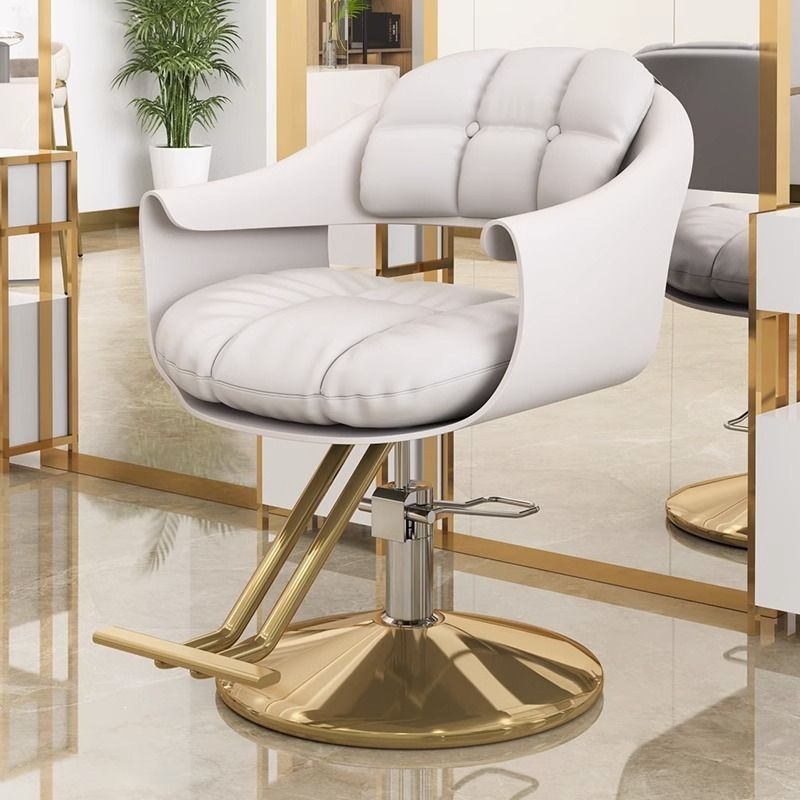 Silla de peluquería de red, salón de peluquería especial, elevación y rotación, nuevo asiento de corte de pelo de moda, silla de salón de peluquería de lujo ligera