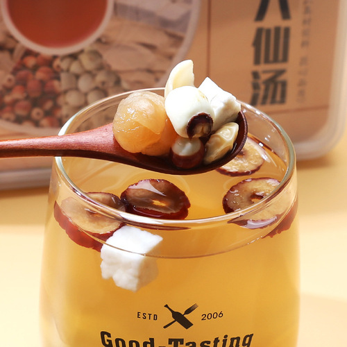 Ten Flavors and Eight Immortals Soup, Coix Seed, Yam, Lotus Seed, Poria, Gorgon and White Lentil Combination, Small Canned Yangwei Soup, Soak in Water