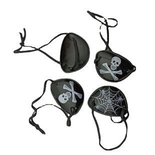 Pirate Eye Mask Single Eye Mask Skull Head Halloween Pirate Plastic Eye Mask Cosplay Toy