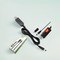 9V12VUSB昇圧ラインルーター猫適用小度天猫精灵方糖スピーカー充電宝電源コード