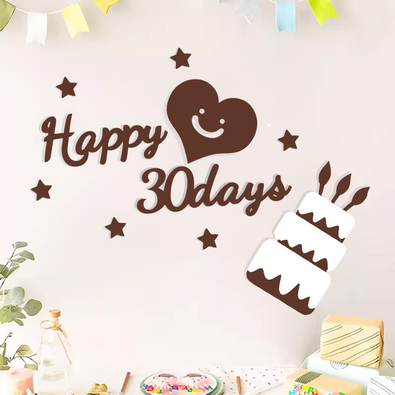 厂家直销森系ins风新生婴儿满月100天宝宝在家拍照生日百日道具背|undefined