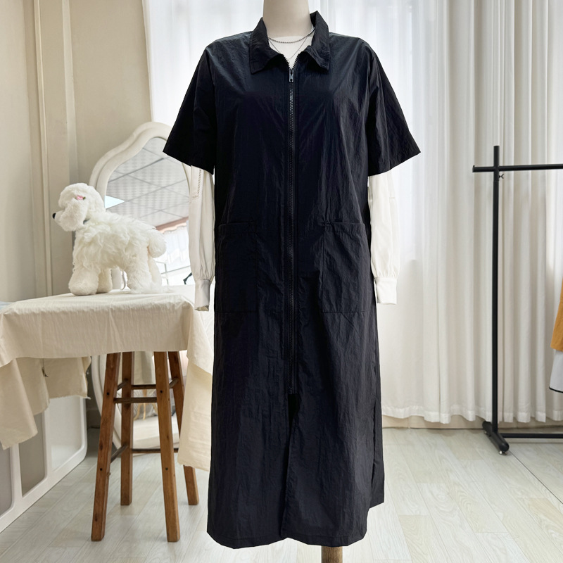 Long Lapel Pet Groomer Work Clothes, Water-Repellent, Hair-Resistant, Grooming Robe, Exclusive for Pet Shops