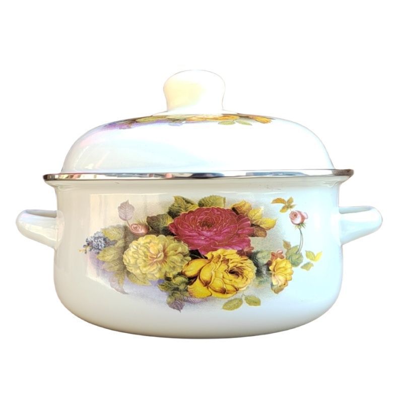 espesamiento de tres piezas de conjunto de cocina de dos orejas de cocina de cocción de cocina