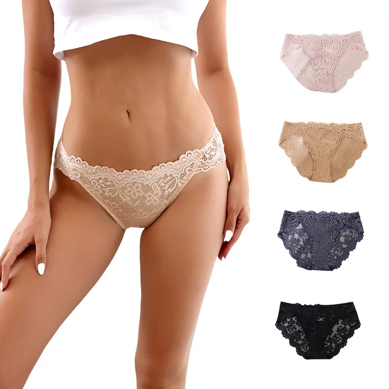 Сатиновая кружевная underwear для бедер, дышащая комфортная посадка, множество цветов, от S до XL