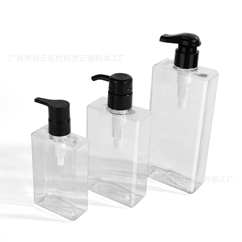 PETG方形塑料瓶洗发水瓶200ml-350ml-500ml