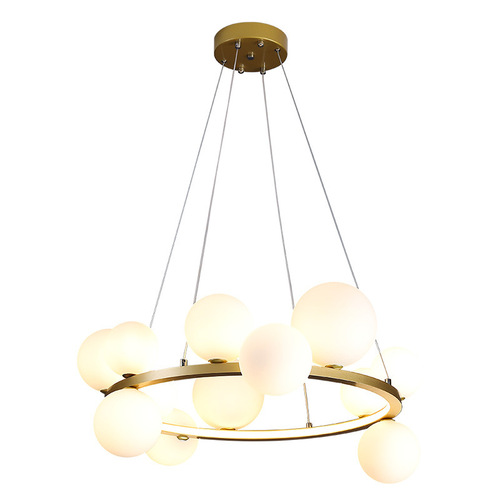 Designer Round Bubble Pod Suspension Lamp Modern Minimalist Style Living Room Dining Room Bedroom Light Personality Commercial Lighting