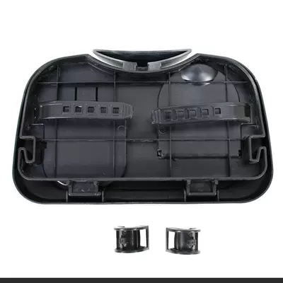 Cross-Border Amazon Best-Selling Car Dinner Plate Multi-Functional Foldable Dining Table Drink Holder Cup Holder Car Seat Back Storage Tray (Car table board) - black