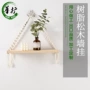 墙面一字打孔客厅装饰架