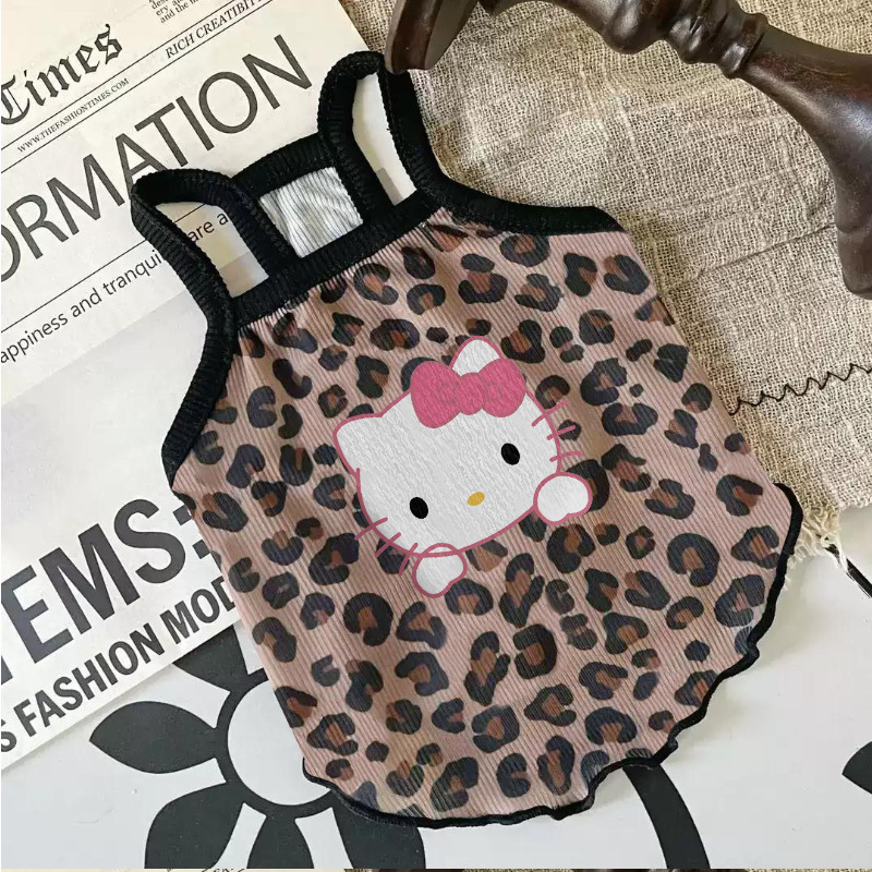 春夏の薄い猫ベスト、抜け毛防止子猫服、夏の通気性と涼しいペット猫服インサスペンダー|undefined