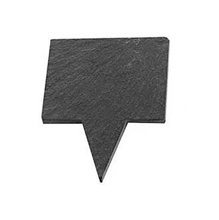 Pizarra queso PALO NEGRO pizarra queso cuadrado pastel pequeño insertar a juego placa de bambú