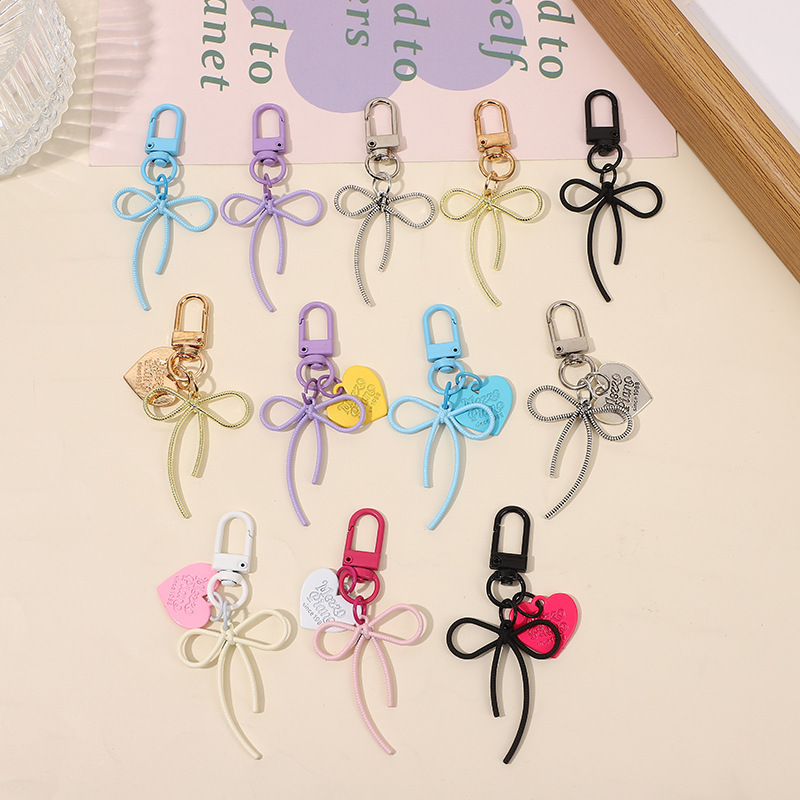 Neu Ins Stil Exquisite Runaway Prinzessin Band Bogen Keychain Student Rucksack_voghion.com