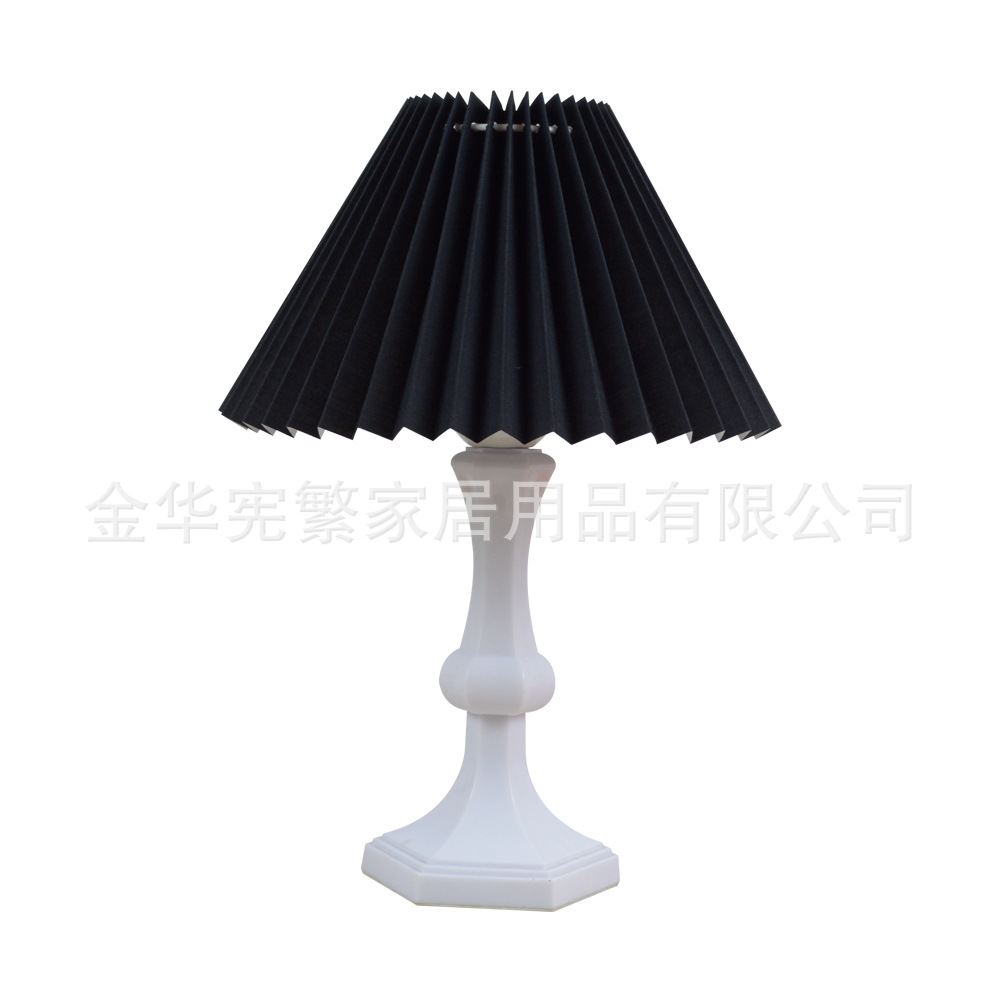 Celebridad de Internet transfronteriza cabecera nórdica ins chica creativa simple plisado acrílico moderno bar hogar dormitorio lámpara de mesa