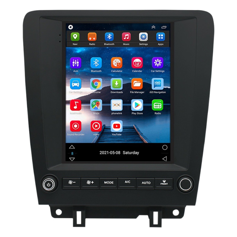 Aplicable a la pantalla vertical de la navegación del coche del caballo salvaje de 10-14 Ford coche de pantalla grande de 9,7 pulgadas