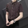 Black and red strip