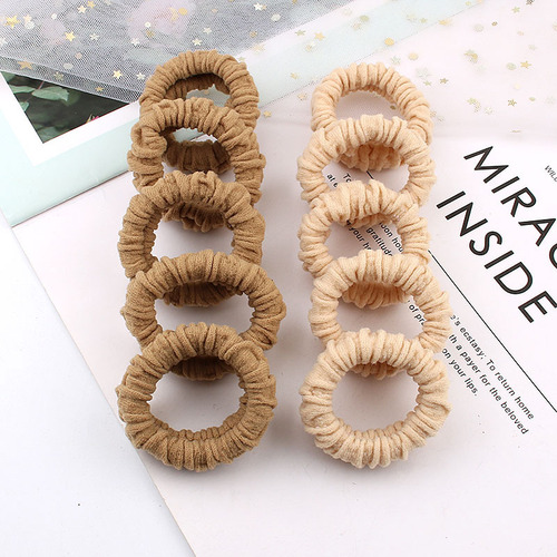 Highly elastic, seamless rubber band for women to tie their hair, balls, hair rings, hair accessories, hair-tying, durable, simple and thick hair rope