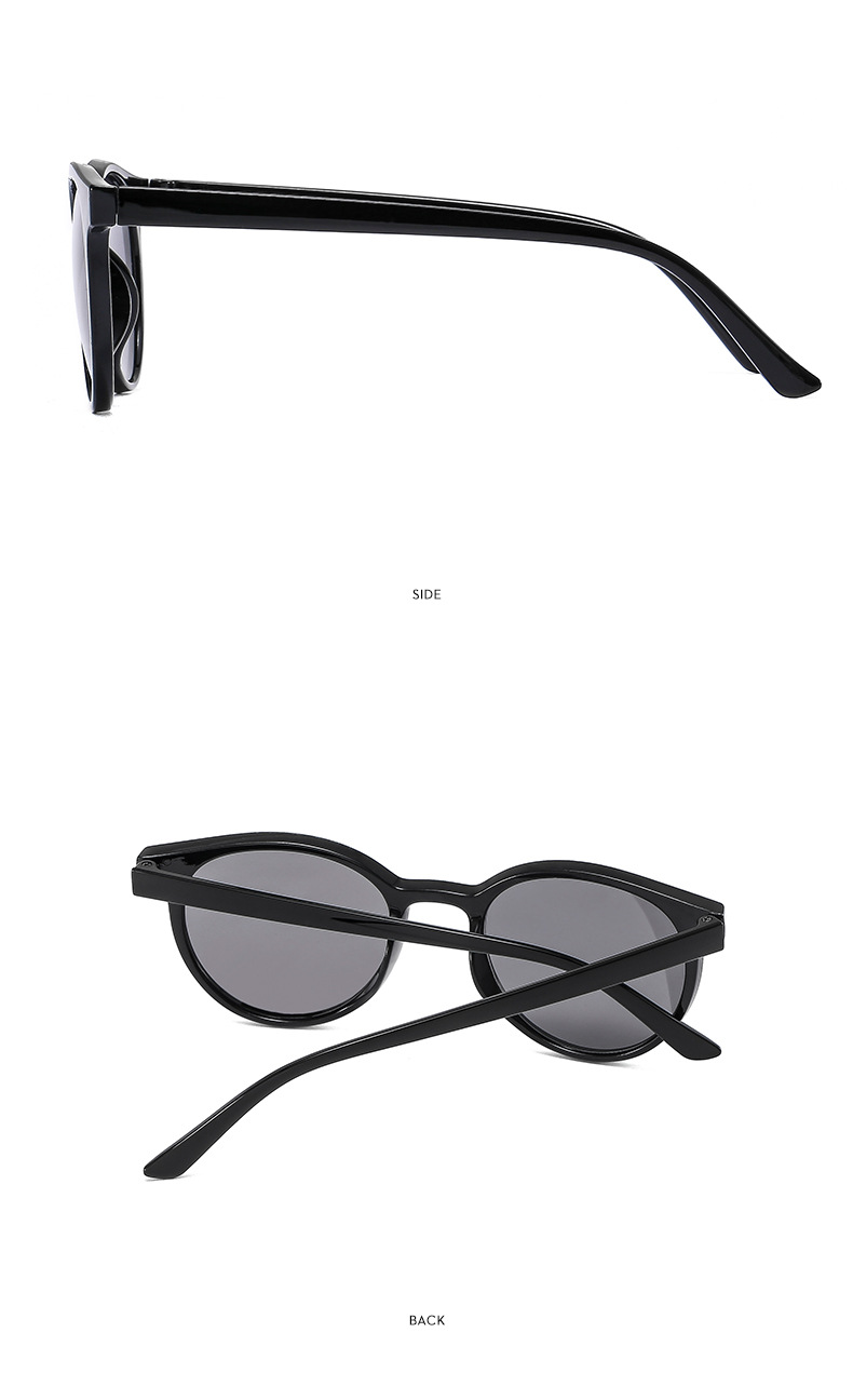 PC, UV400 Protection Lens Material Fashion Geometric PC UV400 Protection Oval Frame Full Frame Women's Sunglasses