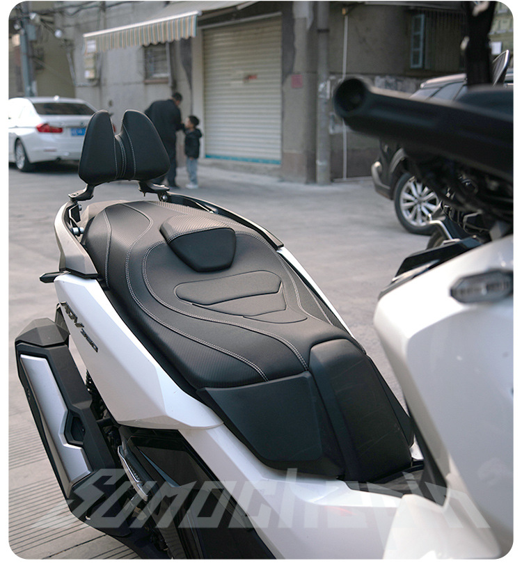Suitable for 25 Models of Honda Adv350, Modified Seat Cushion Assembly with Upgraded Lumbar Support, Comfortable Waterproof Seat Cushion, Breathable