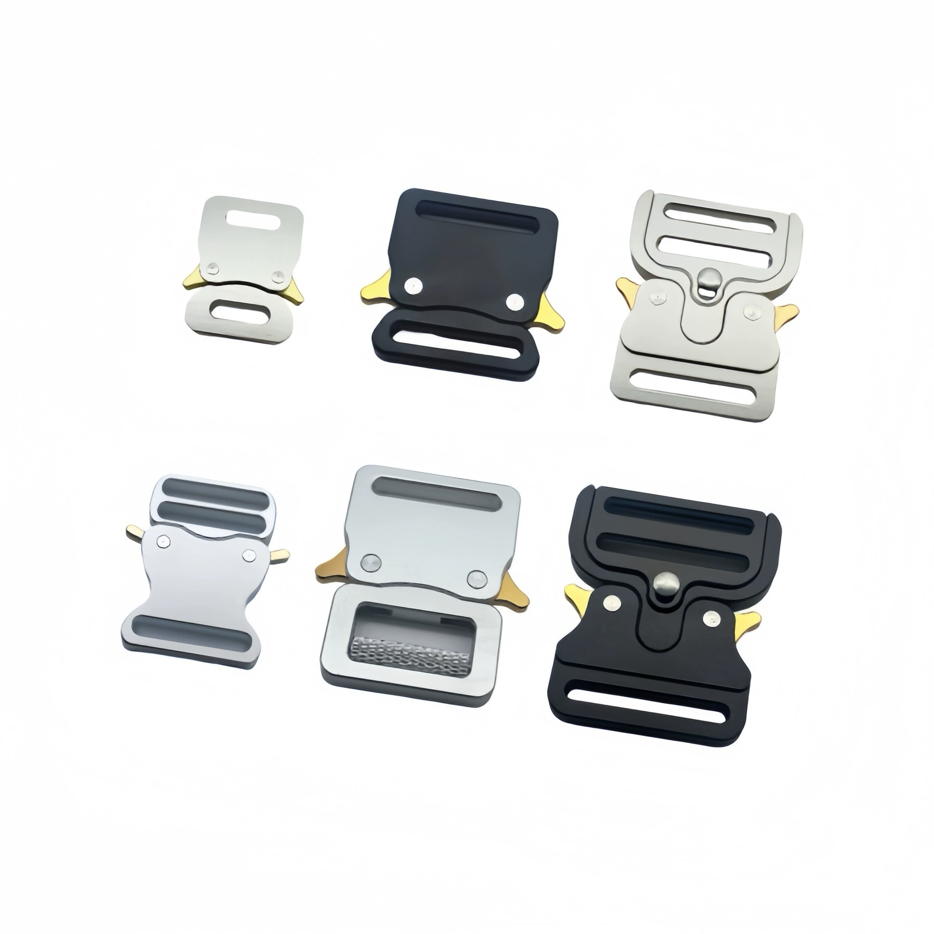 Metal universal bag with clasp, accessories