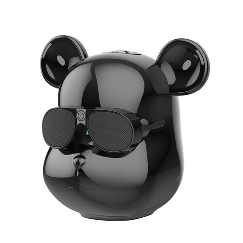 B6 Violent Bear Wireless Bluetooth Speaker Mini Home Desktop Ornament Cartoon Bear Head Speaker Creative Gift Wholesale