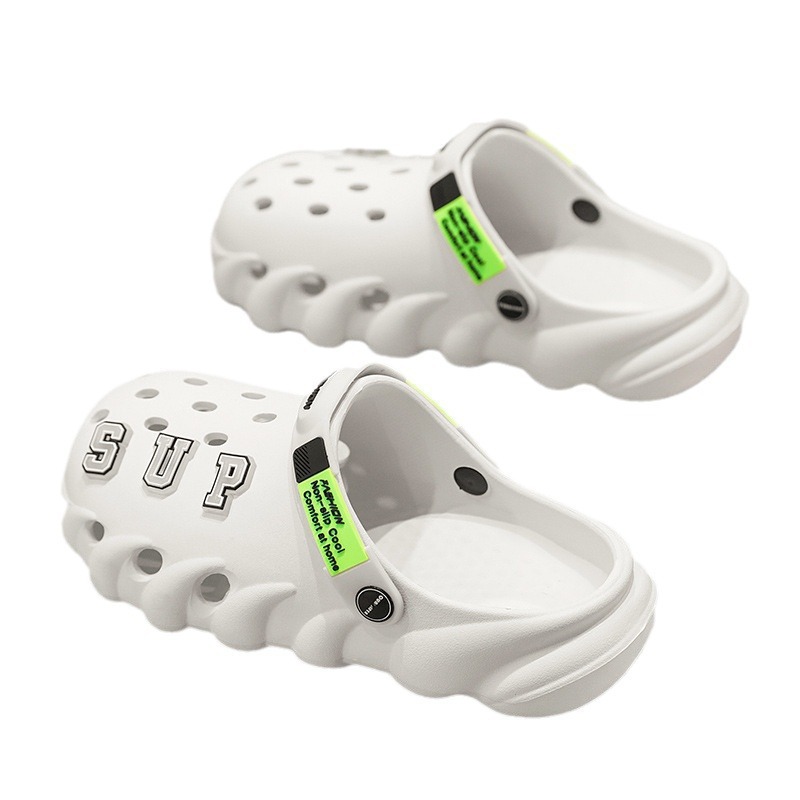 EVA alta elástica sensación de mierda 2024 pareja deportiva de moda anti-derrapatas para hombres sandálias de chicas suaves