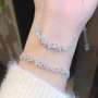 小众同款紫藤花锆石颈链