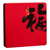 Чайная кроватка Китайский чай Pu 'er Коробка для торта 357G Одиночная чайная Подарочная коробка для торта Упаковка Discus