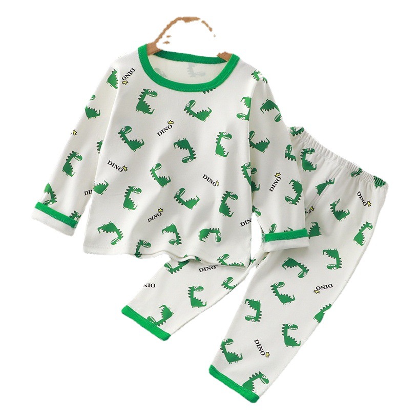 Ropa interior para niños de terciopelo ropa de abrigo Niños y Niñas Ropa de otoño pantalones largos pijamas ropa para el hogar ropa de bebé fábrica al por mayor