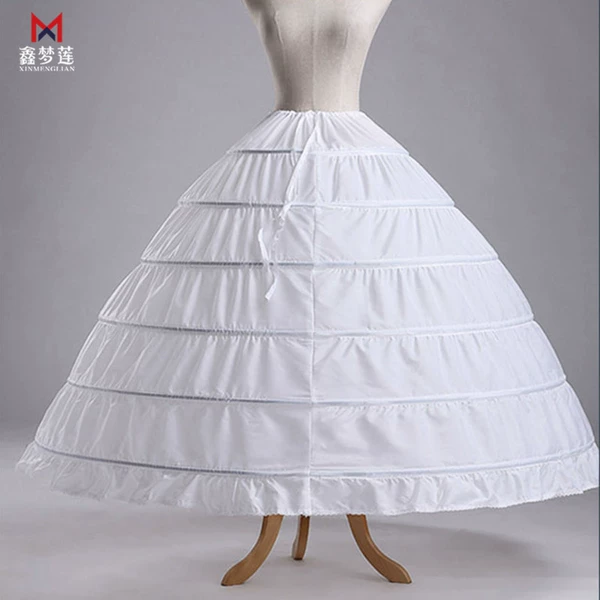 A model of six steel skirts (no wrinkles, no lace models)