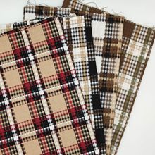 16支全棉色织格子布料 华夫格提花面料衬衫抱枕鞋帽服装 现货新品